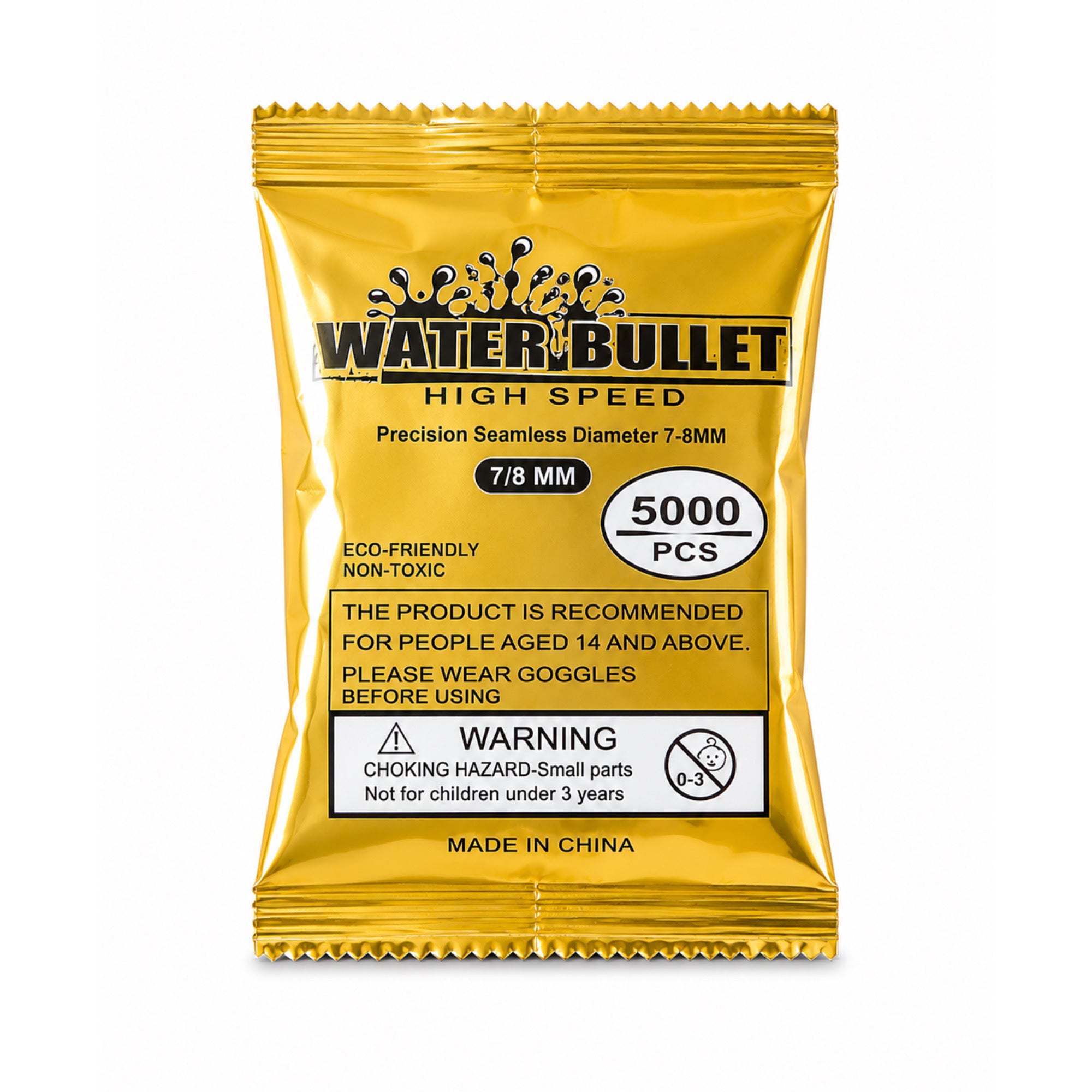 Premium 7–8mm Gel Blaster Gel Balls – 5,000 Rounds