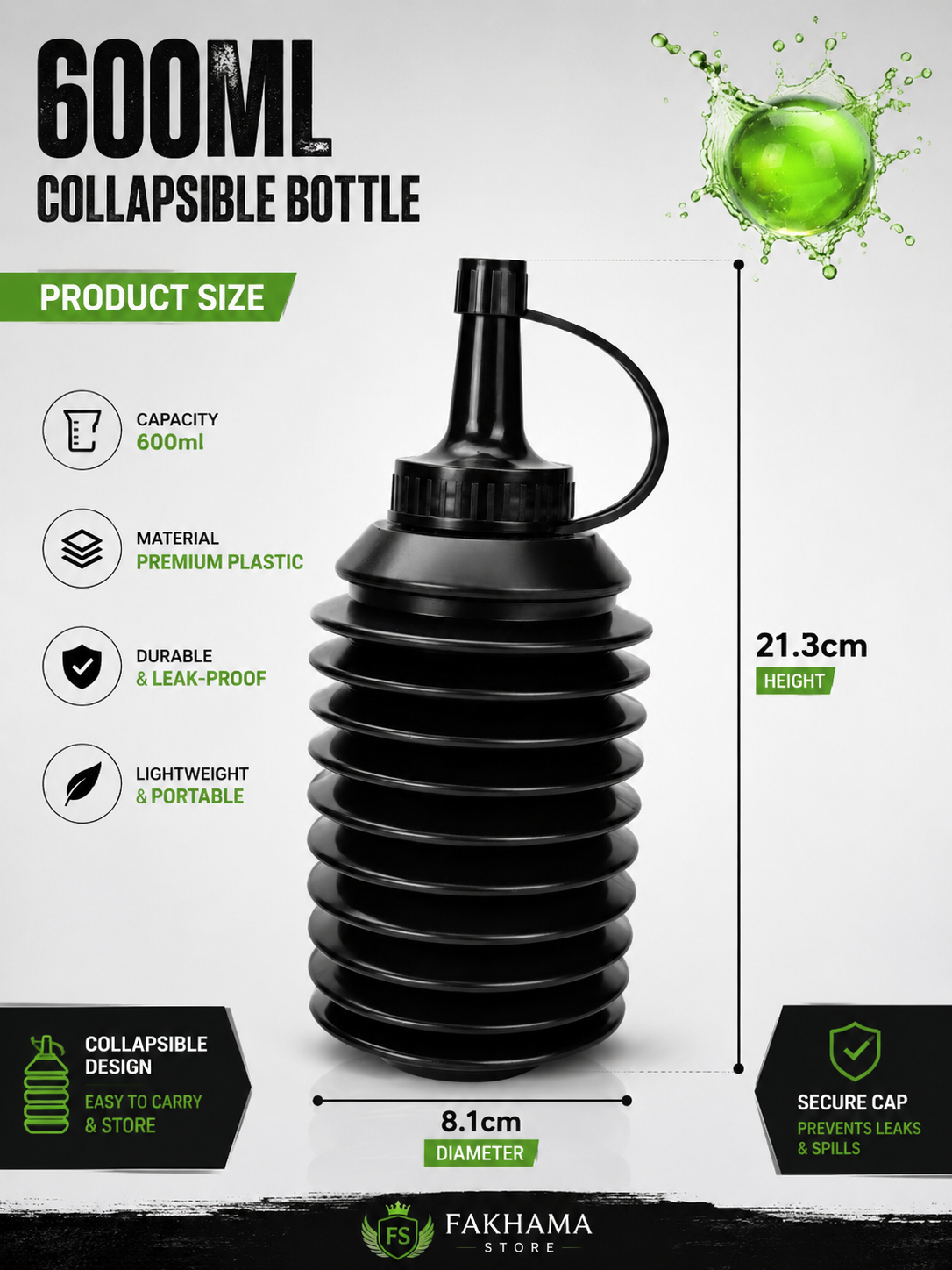 600ML Gel Blaster Ammo Bottle