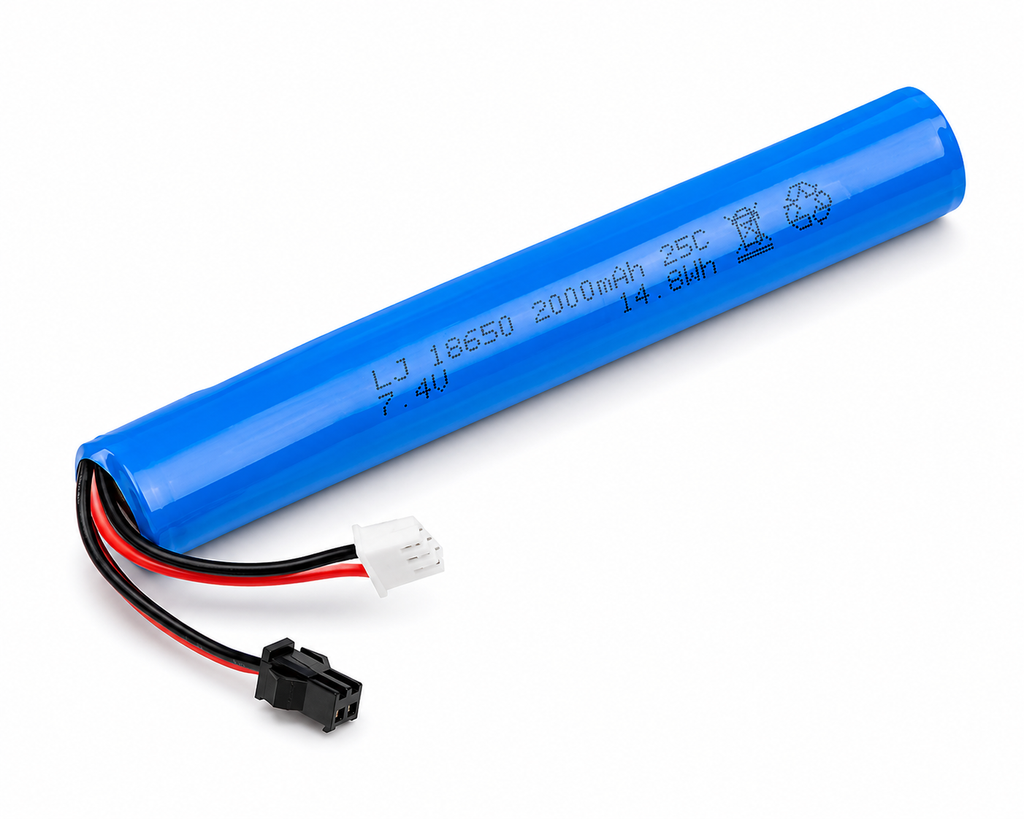 🔋 7.4V 2000mAh Li-Ion Rechargeable Battery