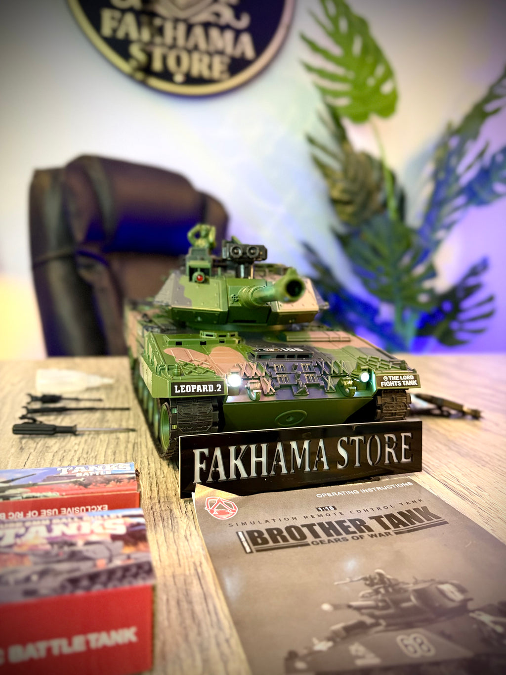 دبابة تحكم عن بعد – Brother Tank 1:18 | The Lord Fights Tank